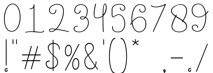 Evangetta Extra Light Font OTHER CHARS