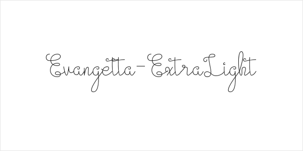 Evangetta-ExtraLight Logo