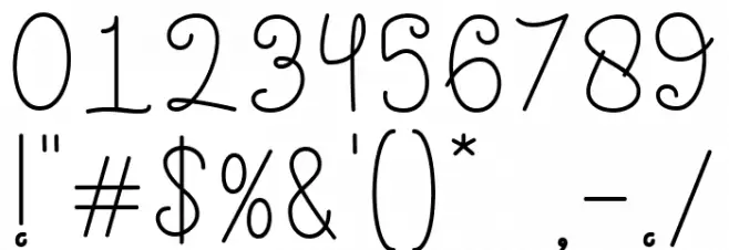 Evangetta Light Font OTHER CHARS