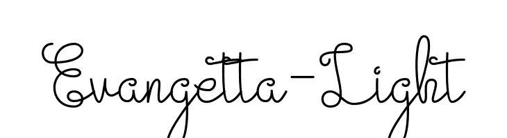 Evangetta-Light  Descarca Fonturi Gratis