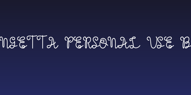Evangetta Personal Use Bold Social Header