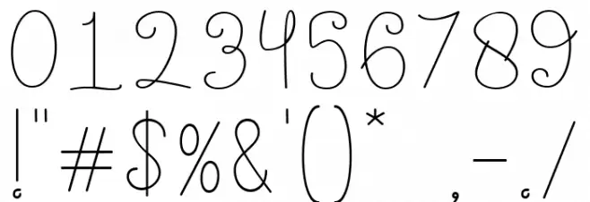 Evangetta Personal Use ExtLt Font OTHER CHARS