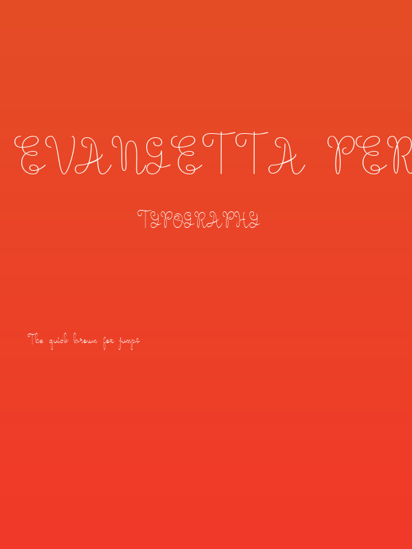 Evangetta Personal Use ExtLt Poster