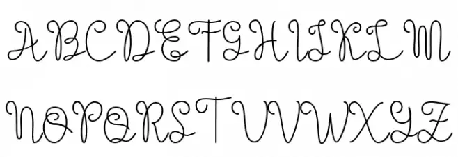 Evangetta Personal Use Light Font UPPERCASE