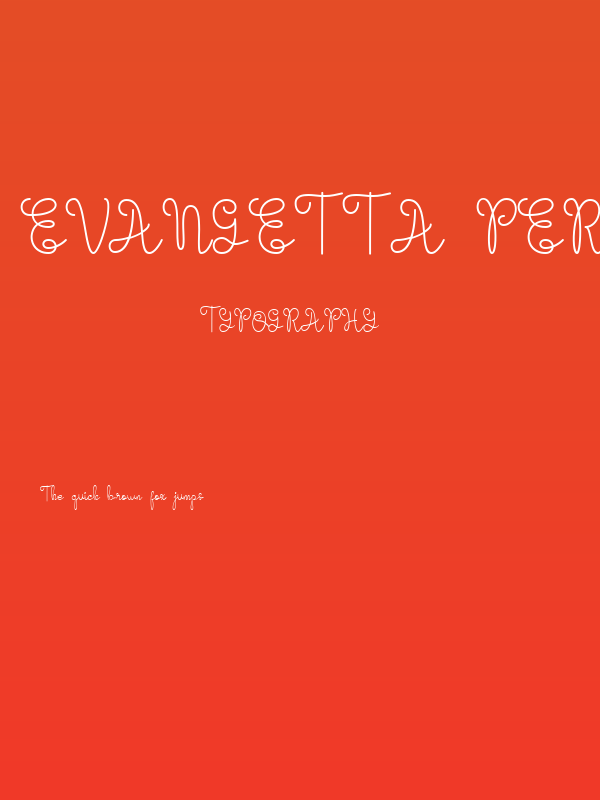 Evangetta Personal Use Light Poster