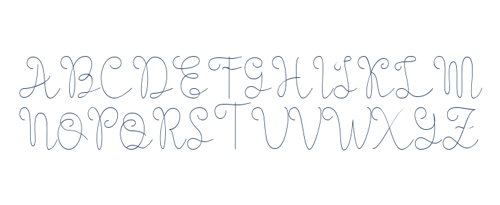 Evangetta Personal Use Thin Uppercase