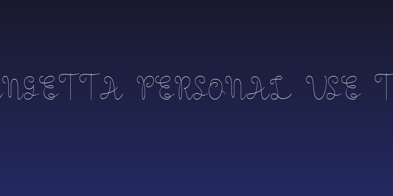 Evangetta Personal Use Thin Social Header