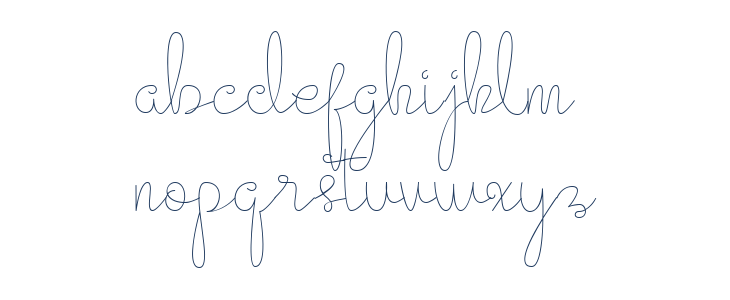 Evangetta Personal Use Thin Lowercase