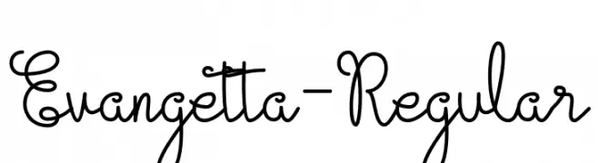 Evangetta-Regular  Frei Schriftart Herunterladen