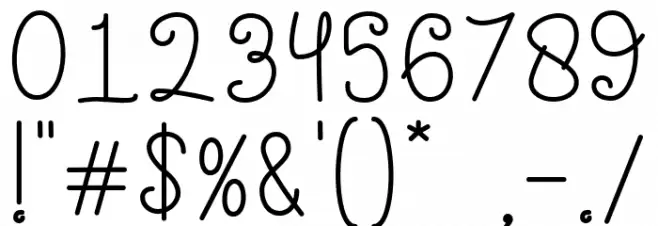 Evangetta-Regular Font OTHER CHARS