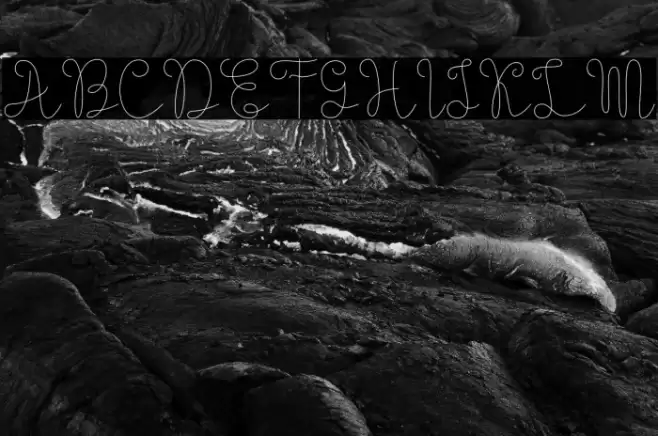 Evangetta-Thin Font examples