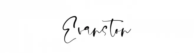 Evanston  baixar fontes gratis