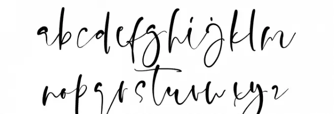 Evanston 字体 小写
