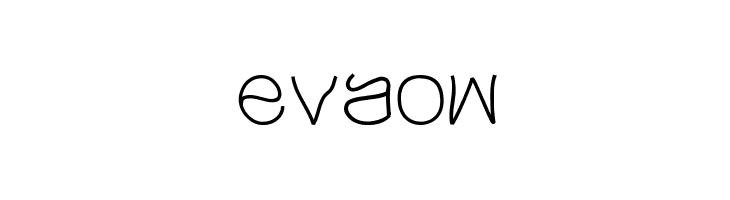 Evaow  font caratteri gratis