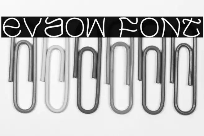 Evaow Font examples