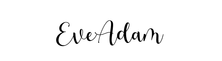 Eve Adam  नि: शुल्क फ़ॉन्ट्स डाउनलोड