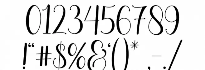 Eve Adam Font OTHER CHARS