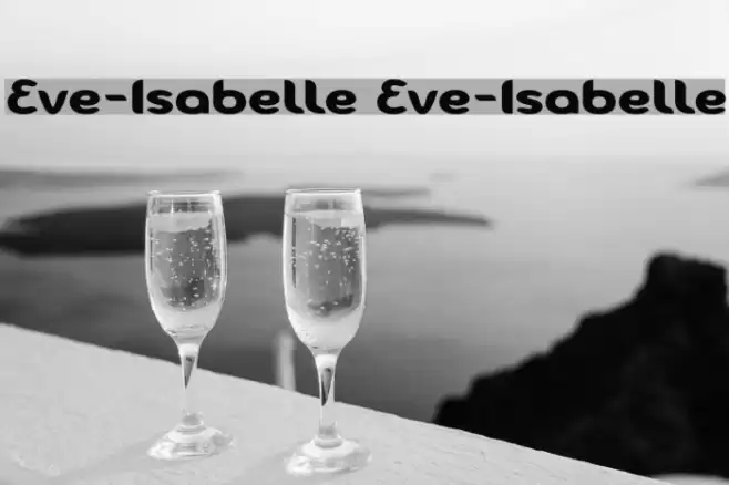Eve-Isabelle Eve-Isabelle Font examples