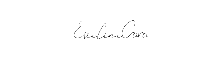 EvelineCara  font caratteri gratis