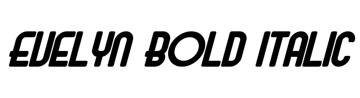 Evelyn Bold Italic  नि: शुल्क फ़ॉन्ट्स डाउनलोड