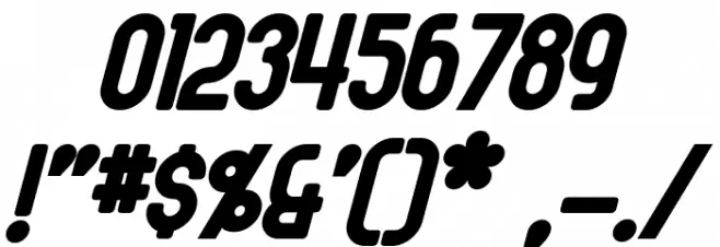 Evelyn Bold Italic Font OTHER CHARS