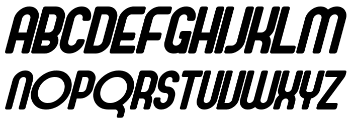 Evelyn Bold Italic Font LOWERCASE