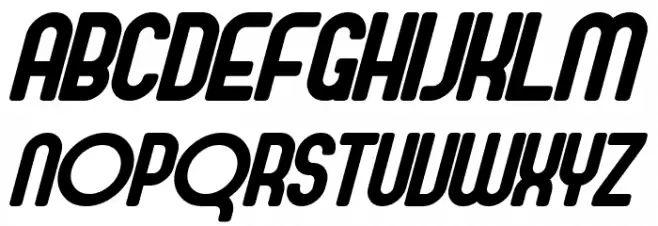 Evelyn Bold Italic Caratteri MINUSCOLO