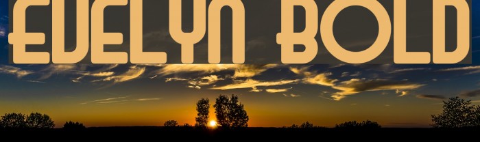 Evelyn Bold Font examples