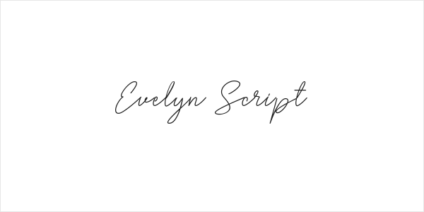 Evelyn Script Logo