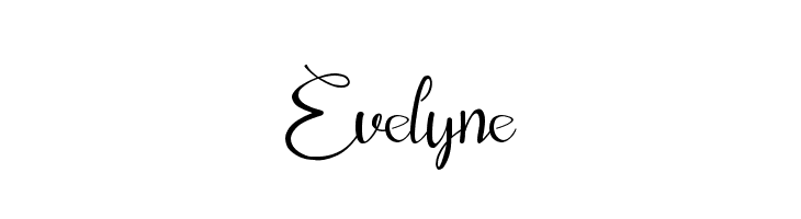 Evelyne  नि: शुल्क फ़ॉन्ट्स डाउनलोड