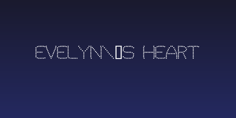 Evelyn's Heart Social Header