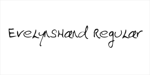 EvelynsHand Regular Logo