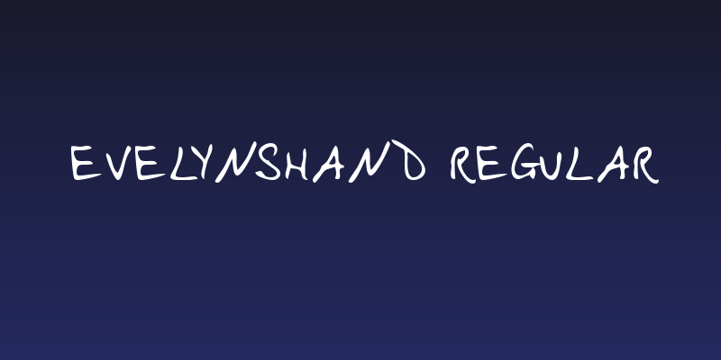 EvelynsHand Regular Social Header