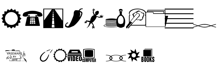 Even More Dings JL Font OTHER CHARS