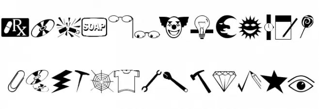 Even More Dings JL フォント 大文字