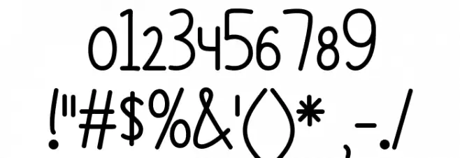 Even More Mixed Up 2 Font OTHER CHARS