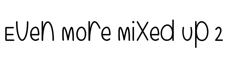 Even More Mixed Up 2  font caratteri gratis