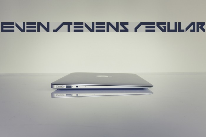 Even Stevens Regular Font examples