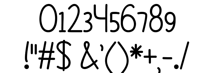 EvenMoreMixedUp Font OTHER CHARS