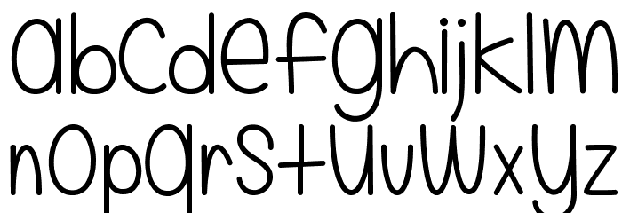 EvenMoreMixedUp Font LOWERCASE