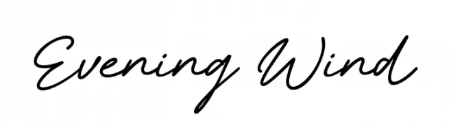 Evening Wind  font caratteri gratis