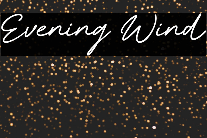 Evening Wind Example 1