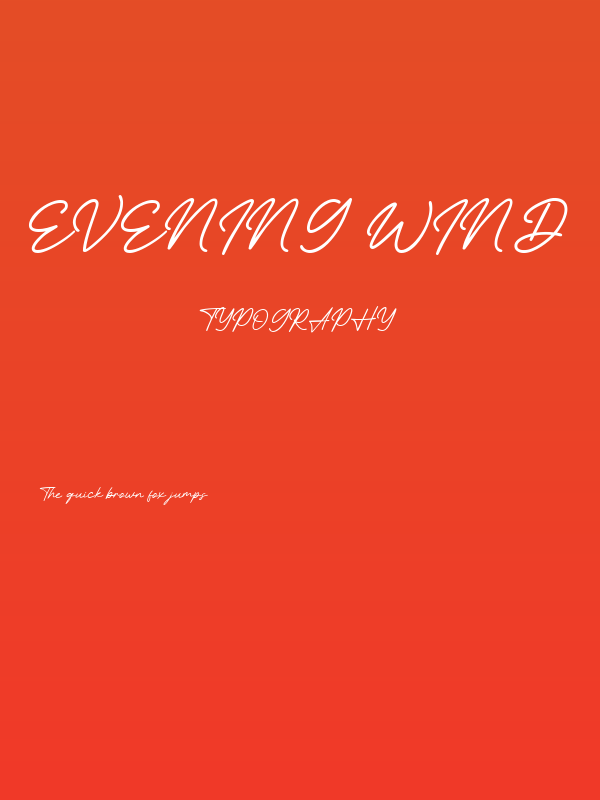 Evening Wind Poster