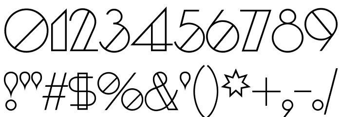 EvensongHollow-Regular Font OTHER CHARS