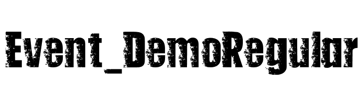 Event_Demo Regular  Frei Schriftart Herunterladen
