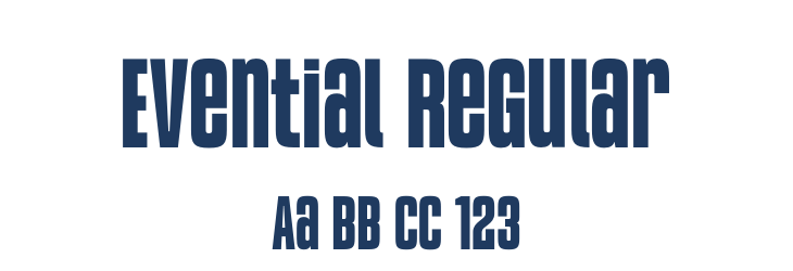 Evential Regular Font Preview
