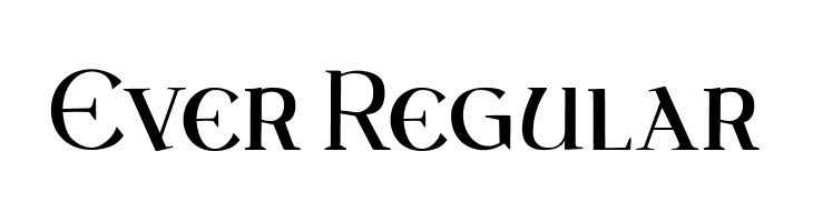 Ever Regular  免费字体下载