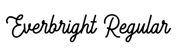 Everbright Regular  नि: शुल्क फ़ॉन्ट्स डाउनलोड