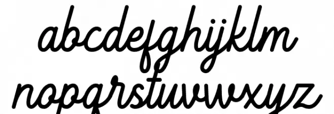 Everbright Regular 字体 小写