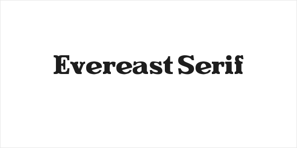 Evereast Serif Logo